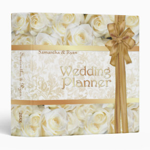 White Rose Elegance Binder