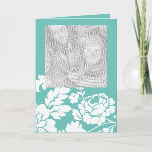White Rose Floral Mothers Day Card