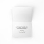 White Rose Funeral & Sympathy Thank You Folded