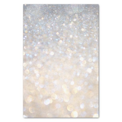 White Rose Gold Glitter Gray Modern Trendy Stylish Tissue Paper