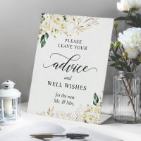 White Rose Greenery Floral Advice and Well Wishes