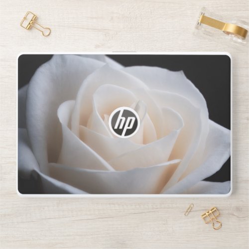 white rose HP laptop skin
