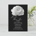 White Rose Invitation | Zazzle