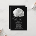 White Rose Invitation | Zazzle