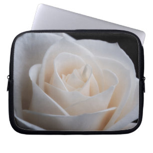 white rose laptop sleeve