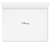 White Rose Love Heart (Inside Horizontal (Bottom))