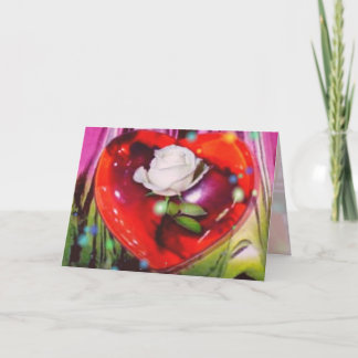 White Rose - Mother's Day Card