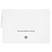 White Rose of Sharon Cards (Back Horizontal)