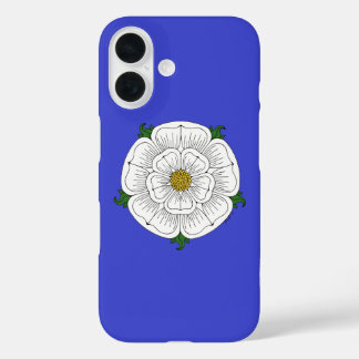 White Rose of York iPhone 16 Case