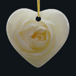 White Rose Ornament Romantic Rose Decorations<br><div class="desc">Romantic Rose Ornaments Holiday White Rose Classic Decorations Beautiful Romantic Christmas Gifts Hanukkah Neutral Holiday Decorations Keepsakes & White Rose Gifts for Friend Family Men Women Kids Home & Office Original Stylish Nondenominational Holiday Art Decorations Holiday Greetings Christmas / Hanukkah Cards & Nonsecular Holiday Gifts Design by Kim Hunter. See...</div>