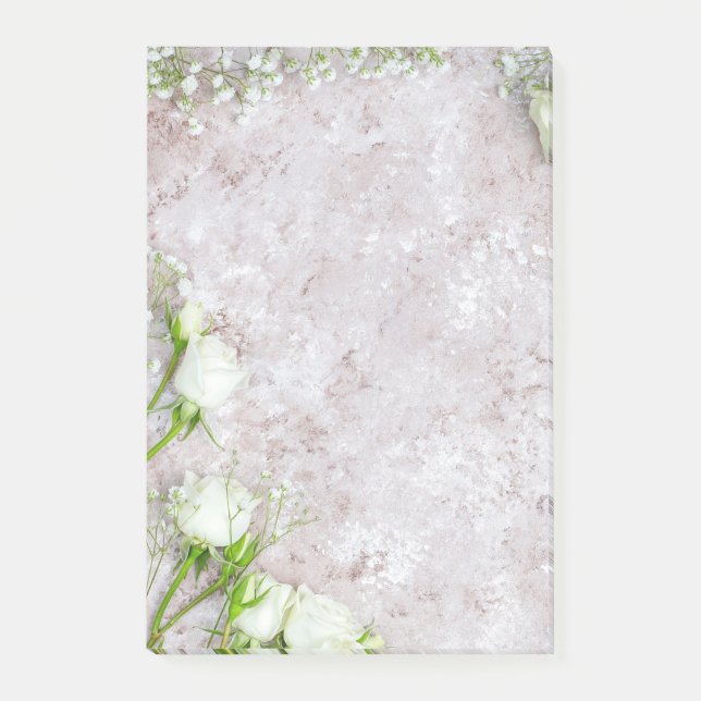 White Rose Post-it Notes (Front)