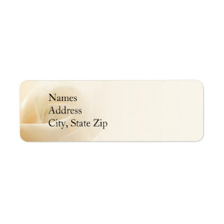 White Rose Return Address Labels