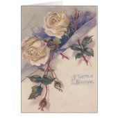 White Rose Roses Flowers (Front)