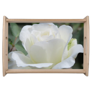 White Rose Serving Tray
