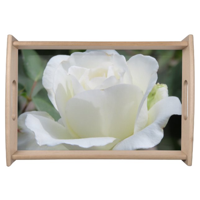 White Rose Serving Tray (Front)