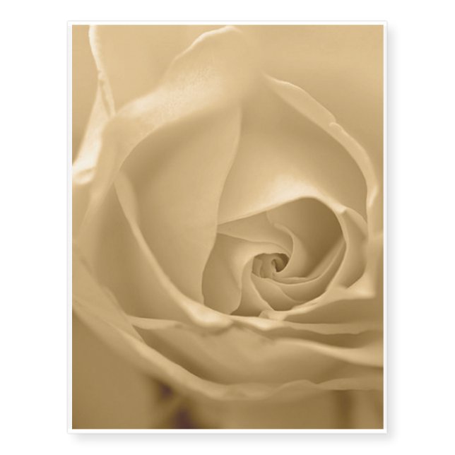 white rose temporary tattoos (Front)