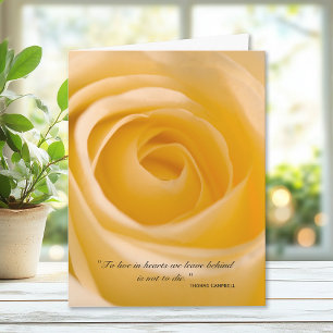 White Rose Thank You for Your Sympathy Card