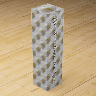 White Rose Wine Box Personalized Rose Wine Box