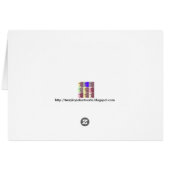 White Rosebud Cards (Back Horizontal)