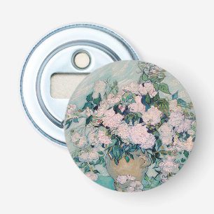 White Roses-1890-Vincent van Gogh Bottle Opener