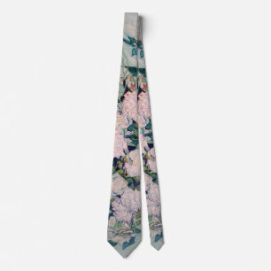 White Roses-1890-Vincent van Gogh Neck Tie