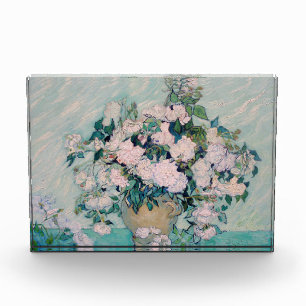 White Roses-1890-Vincent van Gogh Photo Block
