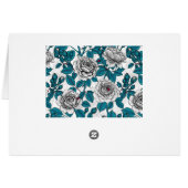 White roses and ladybugs (Back Horizontal)