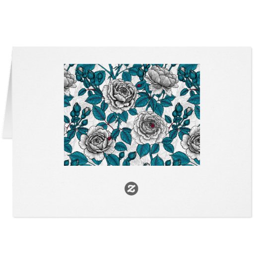 White roses and ladybugs (Back Horizontal)