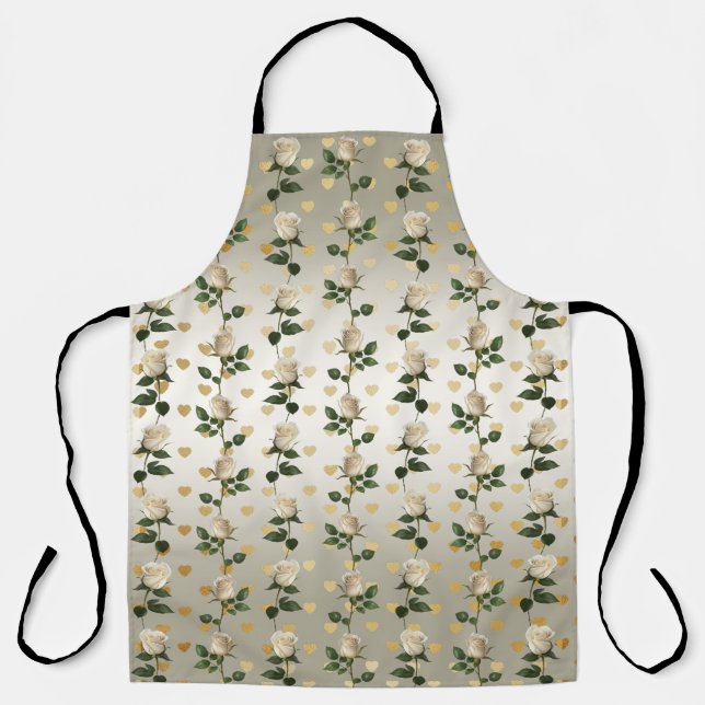 White Roses Apron (Front)