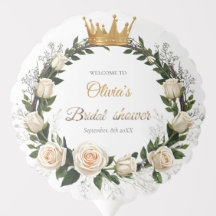 White Roses & Baby’s Breath Bridal Shower