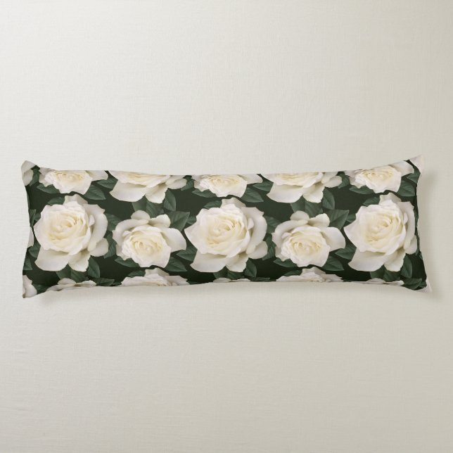 White Roses Body Pillow (Back)