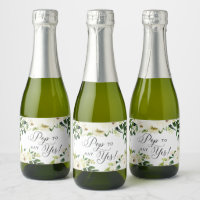 White Roses Bridesmaid Proposal Pop To Say Yes