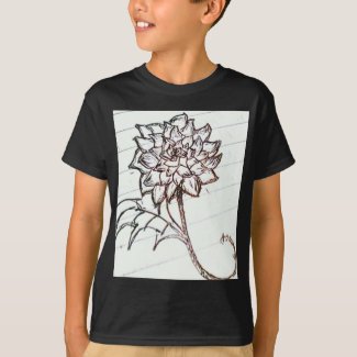 white roses flower T-Shirt