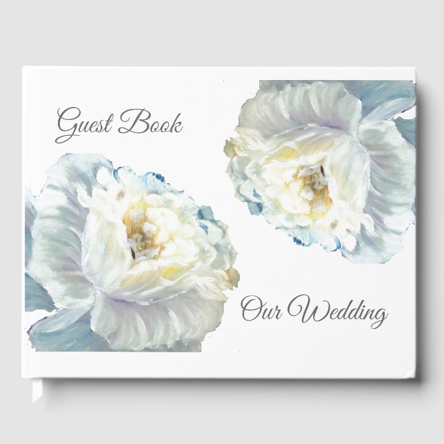 White Roses Guest Book (Front)