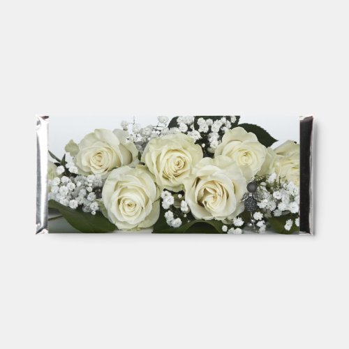 White Roses Hershey Bar Favors