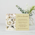 White Roses Invitations | Zazzle