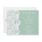 White Roses & Lace Mint Green Birthday Quinceanera