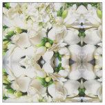 White-Roses of Love Fabric