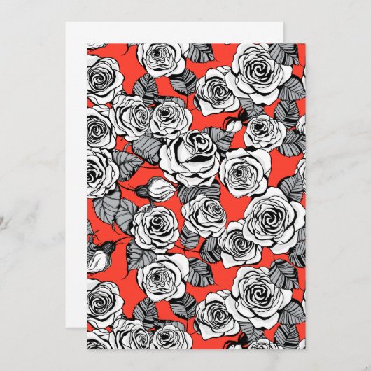 White roses pattern (Front/Back)