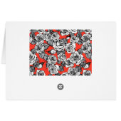 White roses pattern (Back Horizontal)