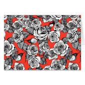 White roses pattern (Front Horizontal)