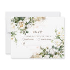 White Roses Wedding Elegant Floral