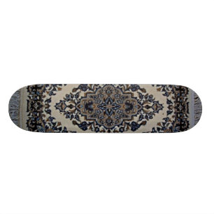white rug skateboard deck