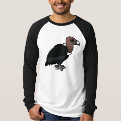 White-rumped Vulture Men's Canvas Long Sleeve Raglan T-Shirt