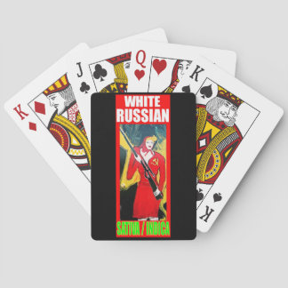 WHITE RUSSIAN SATIVA INDICA POKER CARDS