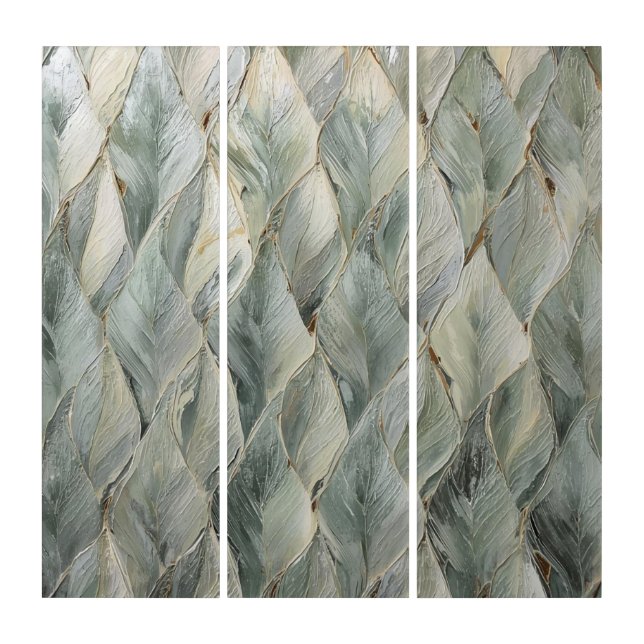 White Sage Essence — January Original Artwork Triptych (Front)
