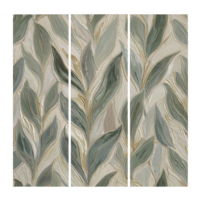 White Sage Purification Pattern Infinite Art  (Front)