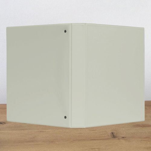 White Sage Solid Color 3 Ring Binder