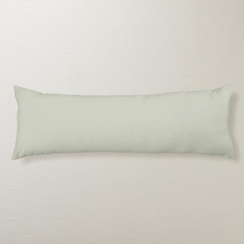 White Sage Solid Color Body Pillow