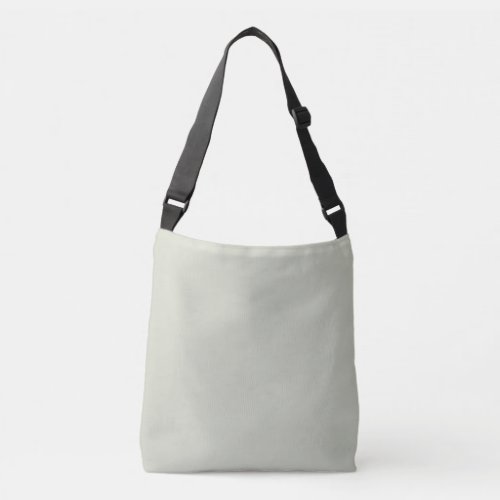 White Sage Solid Color Crossbody Bag